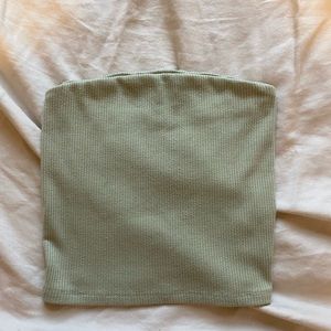 light green american eagle tube top (size xs)